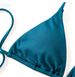 Teal Ribbed Triangle String Bikini Set Women Halter Tie Side Thong Bikini 2 Piece Swimsuit Summer Beach Bathing Suit_ecoleips.com