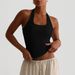 DiYun European And American Y2K Hot Girl Yoga Halter Neck Tank Top T-Shirt Women's Clothing 2026 Summer_ecoleips.com