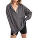 Women's Hoodie-Autumn/Winter Solid Color Loose Fit Sleeveless Fashion Hoodie Wholesale_ecoleips.com