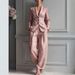 Women's Fashionable Casual Suit Set European American Style Independent Website New 2026 Cross Border Jacket And Trousers_ecoleips.com