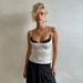 JY26018 Women's Polka Dot Camisole Lace Trimmed Slim Fit Summer Top European American Style Hot Girl Design_ecoleips.com