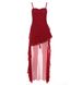 2024 Spring New European And American Style Women's Solid Color Slim High Waist Fashion Off-Shoulder Strap Dress_ecoleips.com