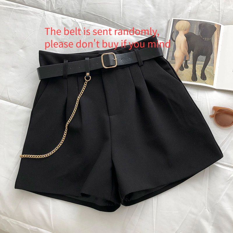 Women's Clothing Slim High Waist A Line Wide Leg Pants Versatile Casual Pants_ecoleips.com