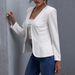 2023 Autumn/Winter New Collection: Independent Brand Cross-Border Vintage Casual Women's Short Solid Color Blazer In_ecoleips.com