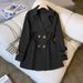 Women's Clothing Suit Collar Trench Coat Waist Hugging Versatile Slimming Petite Khaki Trench_ecoleips.com