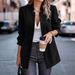 Women's Clothing Women's Slim Fit Jacquard Splicing Woolen Jacket Popular Thickened Temperament Commuter Jacket For Women_ecoleips.com
