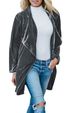 Women's Clothing Coats Casual Gold Velvet Long Windbreaker Women_ecoleips.com