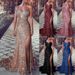 Women's Clothing High End Fashion Temperament Dress Gold Stamping Mercerized Cotton Long Skirt Evening Dress_ecoleips.com
