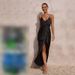 Spring/Summer 2026 European & American Style Women's Dress Solid Color Suspender High-End Fashion for Women Regular Fit_ecoleips.com