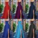Women's Clothing Bridesmaid Dress Long Evening Gown With Short Train Straps Solid Color Women's Wedding Party Wear_ecoleips.com