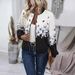 Women’s PU Leather Jacket With 3D Print – Oversized Zip-Up Biker Style Coat Simple Printed Zipper Cardigan Coat_ecoleips.com