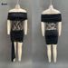 Women's Slim Fit Strapless Dress Mesh Hollow Splicing One Shoulder Elastic Pleated Relaxed Everyday Wear Comfortable Feshion_ecoleips.com