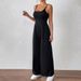 Voya Hot Selling Women's Spring And Summer Simple And Elegant Jumpsuit, Sexy Backless Camisole Jumpsuit Pants_ecoleips.com