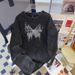 Distressed 230g Pure Cotton Long Sleeved Shirt For Women Back Collar Trendy Couple Style Casual Top In Real Photos_ecoleips.com