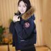 Women's Clothing New Women's Winter Down Jacket – Short Bomber-Style Parka White Duck Down(Windproof & Thickened)_ecoleips.com