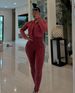K Fashion Women's Vintage Jumpsuit Two-piece Casual Set._ecoleips.com