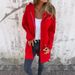 Men’s & Women’s Zip-Up Hooded Jacket – Oversized Casual Long Sleeve Coat Solid Color Long Sleeve Casual Zipper Hooded Jacket_ecoleips.com