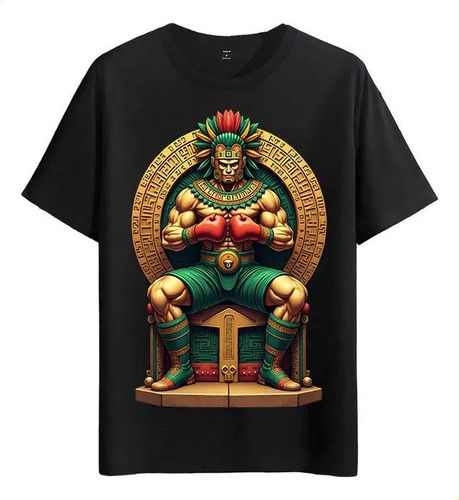 Women's T-Shirts T-shirt Muscle Freaks Maya Warrior Boxing Fighter Style_ecoleips.com