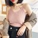 Knitted Vest For Women 2022 Spring Summer New Fashionable Stylish V-neck Sleeveless Camisole Top Inner Layer Base Shirt_ecoleips.com