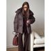 girl Cross-Border Jacket 2024 Autumn Winter Fashion European And American New Style Cotton Coat For Women Loose Fit_ecoleips.com