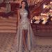 Women's Clothing Women's Sequined Evening Dress Sexy Slit Dress_ecoleips.com