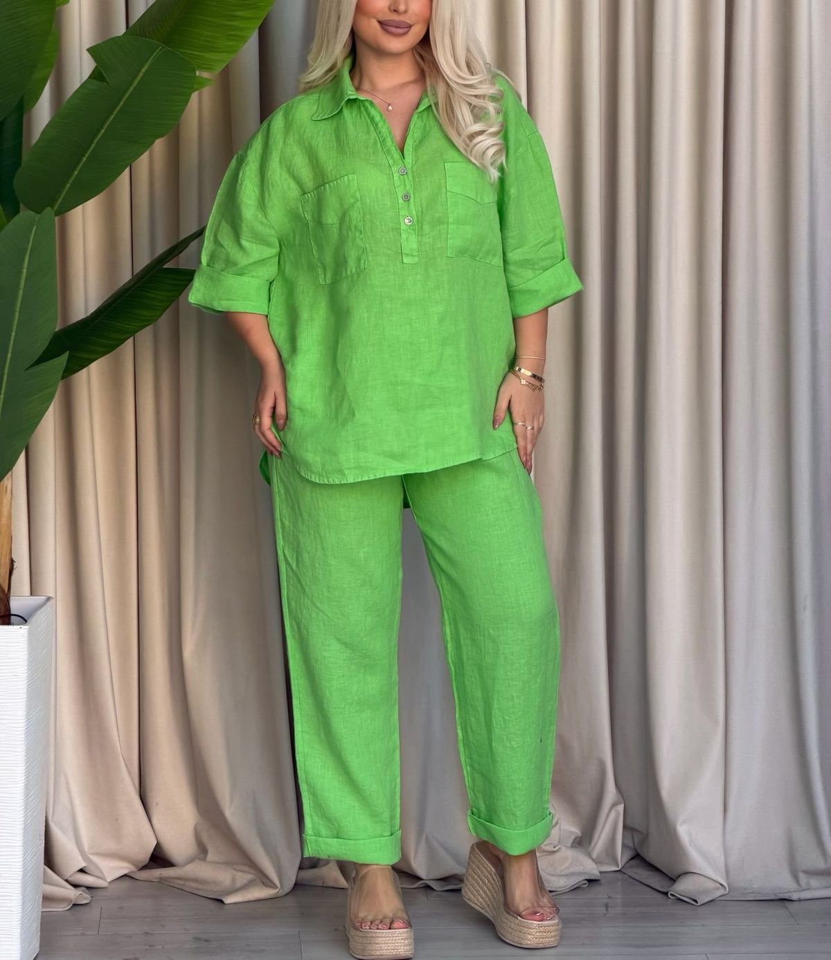 Women's Clothing Women's Fashion Casual Loose Pants Two Piece Set Autumn Summer Long Sleeve For Formal & Casual_ecoleips.com