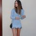 Women's Elegant Color-Block Knit Dress with Flounce Hem And Long Sleeves A-Line Wool Blend Chic Fall And Winter Office Wear_ecoleips.com