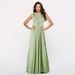 Cross Back Sexy Strapping Long Dress_ecoleips.com