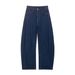 Women's Fashionable And Versatile Denim Jacket And Straight Leg Jeans Set For Ladies_ecoleips.com