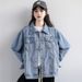 Denim Jacket For Women In Spring Autumn 2025, Versatile And Loose Fit, Short Boyfriend Jacket, Top, Trend_ecoleips.com