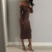 Aria Basics Aria Basics Bestseller Foreign Trade Women's Clothing European And American Nightclub Sexy Off-Shoulder Deep V-Neck Long_ecoleips.com