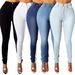 Women's Clothing Jeans High Waist Slim Pencil Trousers_ecoleips.com