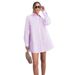 2025 Cross-Border Foreign Trade Women's Clothing Autumn/Winter New Elegant Loose Fit Turn-Down Collar Single-Breasted_ecoleips.com