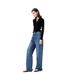 Nanyou High-End Lyocell Wide-Leg For Women, 2025 Spring New Style, Loose, Slimming, Straight-Leg, Floor-Length Jeans_ecoleips.com