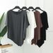 CGC Summer Women's Oversized T-shirt 2026 Harajuku Loose Tees Short Bat Sleeve Tops Simple Korean Fashion Female Y2k Clothes_ecoleips.com