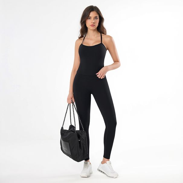 Low Back Thin Spaghetti Strap Long Line Fitness Cami With Removable Pads_ecoleips.com