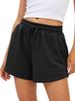 2025s 24 Women's Sports Summer Comfortable Casual Shorts With Embroidered Print_ecoleips.com