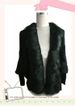 Women's Knitted Cape Cardigan Batwing Sleeve Coat With Fur Collar - Autumn Winter Fashion Outerwear_ecoleips.com