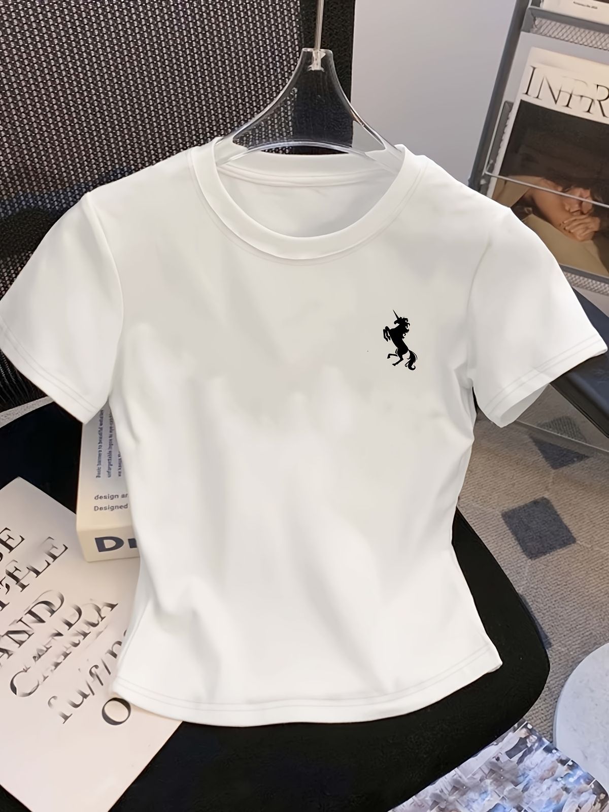2026 Spring/Summer New Y2K Style Short Sleeve Graphic T-Shirt_ecoleips.com