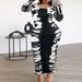 Women's Clothing Plus Size Women's Off-Shoulder Dress Style Tight Fit Long Sleeves For Formal & Casual For Women_ecoleips.com