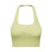 Women's Clothing New Sexy Halter Neck Tube Top Style Beautiful Back Sports Underwear Female Fashion Pleated Sports Bra Dt146_ecoleips.com
