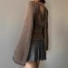 Women's Temperament Knitted Top Trumpet Sleeve Lace up Backless Sweater Autumn New Cross Border Sexy Design_ecoleips.com