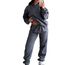 Women's Fleece Hoodie & Jogger Set - Long Sleeve Pullover Sweatshirt With Pockets, Streetwear Loungewear (Black/Light Grey/Dark Grey/Pink/Khaki)_ecoleips.com