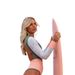 Aria Basics 2026 New Backless Long-Sleeve Surfing Suit European And American Style Triangle One-Piece Swimsuit With Print,_ecoleips.com
