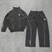Planet Grunge Streetwear Set Zip-Up Hoodie & Joggers Outfit | Trendy Inspired Athletic Suit | Polyester Casual Wear For Men & Women (S-XL_ecoleips.com