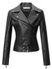 K Leather Jacket, Women's Lapel, Slim Fit, Compact, Ultra Short Leather Jacket, Cool And Handsome Long Sleeved_ecoleips.com