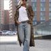 Women's Clothing Leopard Print Lapel Women's Windbreaker Casual Long Sleeved Jacket Loose Fit Autumn Winter_ecoleips.com