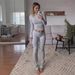 2025 New Early Autumn Women's Fashion High-end Two-piece Cotton Casual Set_ecoleips.com