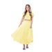 's Best-selling Women's Clothing: Vacation-style Two-piece Set With A Cropped Top And Pleated Long Skirt, Slimming_ecoleips.com