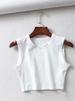 2024 Summer Vintage White Crop Tops Women Biker Black Punk Sexy Tank Top Korean Streetwear Cropped Sleeveless Top Feminino_ecoleips.com